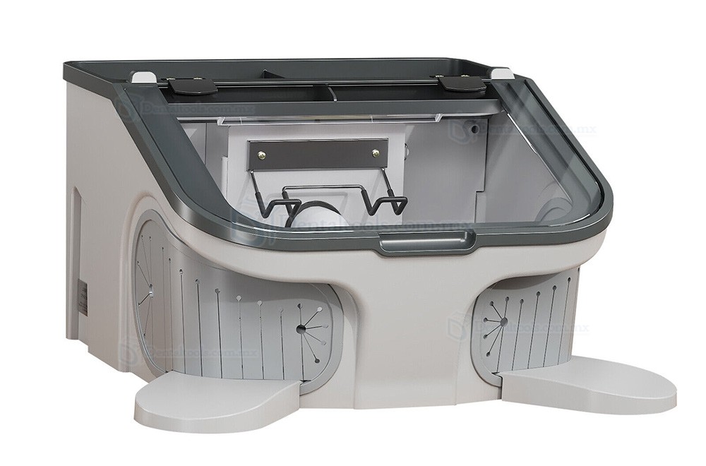 JT-69 Cabina para arenado dental con aspiraci&oacute;n de polvo y luz LED